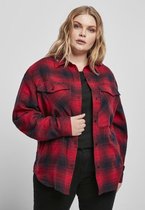 Urban Classics Blouse -XL- Check Blauw/Rood