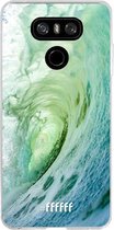 LG G6 Hoesje Transparant TPU Case - It's a Wave #ffffff