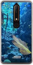 Nokia 6 (2018) Hoesje Transparant TPU Case - Coral Reef #ffffff