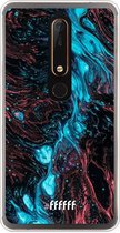 Nokia 6 (2018) Hoesje Transparant TPU Case - River Fluid #ffffff