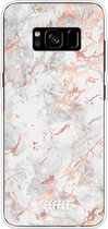 Samsung Galaxy S8 Plus Hoesje Transparant TPU Case - Peachy Marble #ffffff