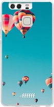 Huawei P9 Hoesje Transparant TPU Case - Air Balloons #ffffff