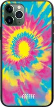 iPhone 11 Pro Hoesje TPU Case - Psychedelic Tie Dye #ffffff