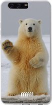 Huawei P10 Plus Hoesje Transparant TPU Case - Polar Bear #ffffff