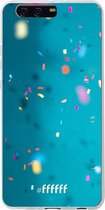 Huawei P10 Plus Hoesje Transparant TPU Case - Confetti #ffffff