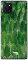 Samsung Galaxy Note 10 Lite Hoesje Transparant TPU Case - Green Scales #ffffff