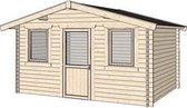 Blokhut Chaam Wanddikte 40 mm 400 cm x 500 cm Onbehandeld