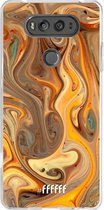 LG V20 Hoesje Transparant TPU Case - Brownie Caramel #ffffff