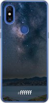 Xiaomi Mi Mix 3 Hoesje Transparant TPU Case - Landscape Milky Way #ffffff