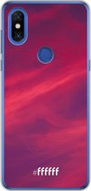 Xiaomi Mi Mix 3 Hoesje Transparant TPU Case - Red Skyline #ffffff