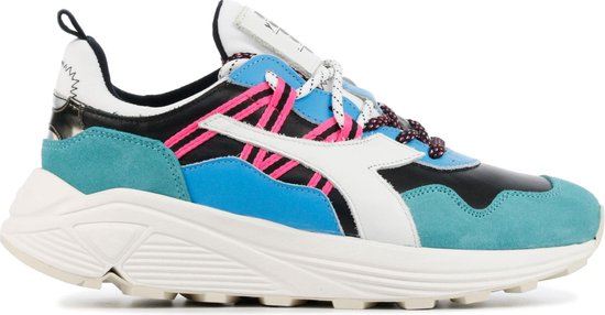 Diadora Heritage Dames Sneakers Wit roze led vintage look sneaker z | Van  den Assem