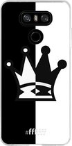 6F hoesje - geschikt voor LG G6 -  Transparant TPU Case - Chess #ffffff