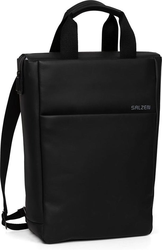 Salzen Freelict Leather Backpack Total Black