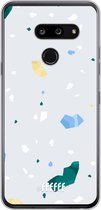 LG G8 ThinQ Hoesje Transparant TPU Case - Terrazzo N°2 #ffffff