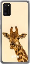 Samsung Galaxy A41 Hoesje Transparant TPU Case - Giraffe #ffffff