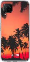 Huawei P40 Lite Hoesje Transparant TPU Case - Coconut Nightfall #ffffff