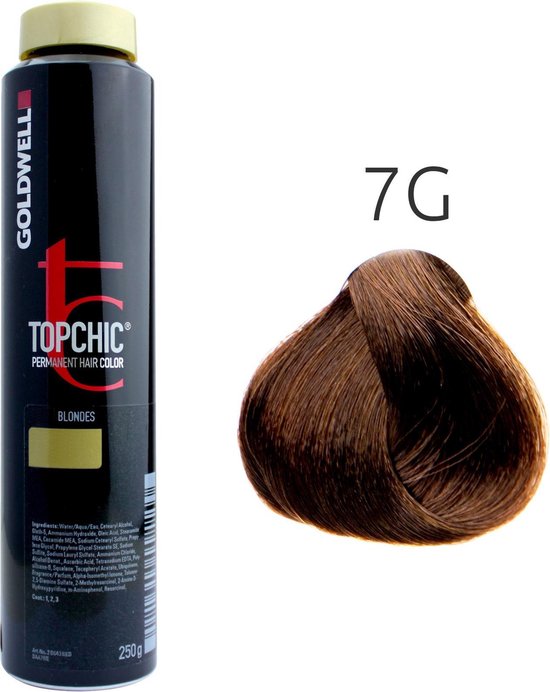 Goldwell Topchic The Browns haarkleuring Bruin 250 ml - 7G