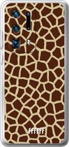 Huawei P40 Pro+ Hoesje Transparant TPU Case - Giraffe Print #ffffff