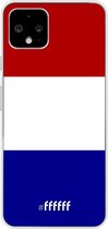 Google Pixel 4 Hoesje Transparant TPU Case - Nederlandse vlag #ffffff