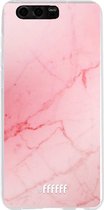 Honor 9 Hoesje Transparant TPU Case - Coral Marble #ffffff