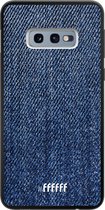 Samsung Galaxy S10e Hoesje TPU Case - Denim #ffffff