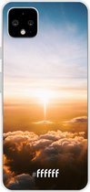 Google Pixel 4 XL Hoesje Transparant TPU Case - Cloud Sunset #ffffff