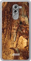 6F hoesje - geschikt voor Honor 6X -  Transparant TPU Case - Lets go Gold #ffffff