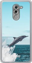 Honor 6X Hoesje Transparant TPU Case - Dolphin #ffffff