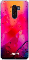 Xiaomi Pocophone F1 Hoesje Transparant TPU Case - Colour Bokeh #ffffff