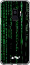 Samsung Galaxy S9 Hoesje Transparant TPU Case - Hacking The Matrix #ffffff