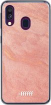 Samsung Galaxy A40 Hoesje Transparant TPU Case - Sandy Pink #ffffff