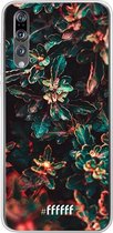 Huawei P20 Pro Hoesje Transparant TPU Case - Ornament #ffffff