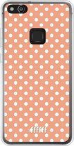 Huawei P10 Lite Hoesje Transparant TPU Case - Peachy Dots #ffffff