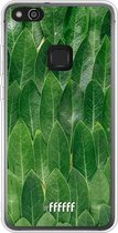 Huawei P10 Lite Hoesje Transparant TPU Case - Green Scales #ffffff
