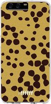 Huawei P10 Hoesje Transparant TPU Case - Cheetah Print #ffffff