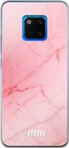 Huawei Mate 20 Pro Hoesje Transparant TPU Case - Coral Marble #ffffff