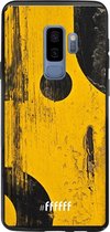 Samsung Galaxy S9 Plus Hoesje Transparant TPU Case - Black And Yellow #ffffff