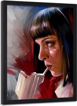 Foto in frame , Uma Thurman , Filmster , 70x100cm , multikleur , Premium print