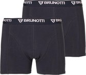 Brunotti Sido 2-pack Heren Boxershorts - Zwart - S