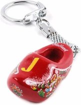 Holland Letterklomp  J  Sleutelhanger  - Souvenir