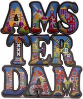 Magneet MDF Letters Amsterdam - Souvenir