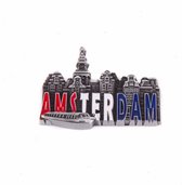 Magneet Metaal RWB Stadstafereel Amsterdam Tin - Souvenir