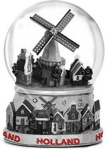 Waterbol Metaal 7 Cm Dorpstafereel Holland - Souvenir