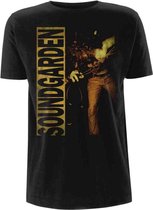 Soundgarden Heren Tshirt -XL- Louder Than Love Zwart