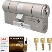 M&C Matrix - skg** 32/32 - 1 cilinder - 3 sleutels -