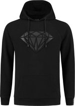 Elegante - Heren trui - Capuchon - Sweat - Superman Hoodie - Zwart