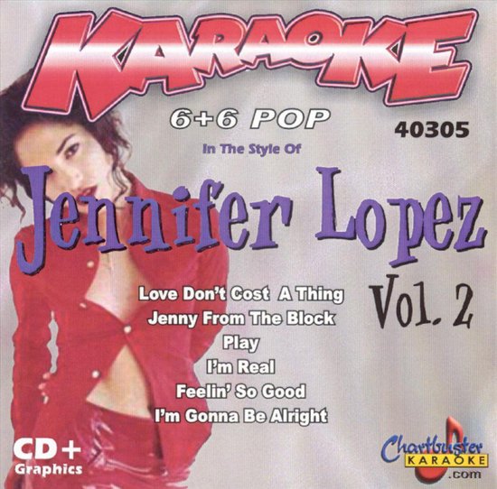 Foto: Chartbuster karaoke jennifer lopez vol 2