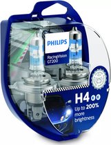 Philips Ampoules de rechange Auto H4 Racing 55 / 60w 12v 2 pièces