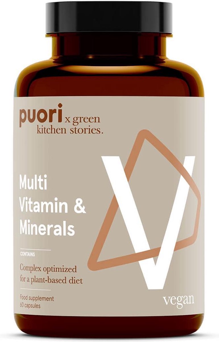 PUORI - VM - Multi Vitamin & Minerals - Vegan - Zuivere formule - 60 capsules