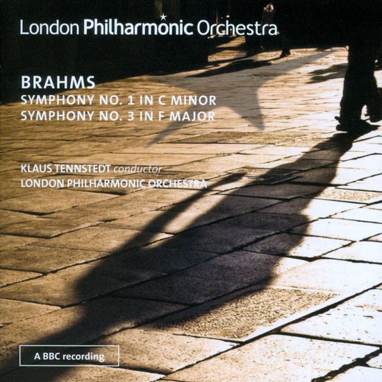 Brahms Symfonie Nr. 1 in c mineur en Symfonie Nr. 3 in F majeur, door Klaus Tennstedt en het London Philharmonic Orchestra.